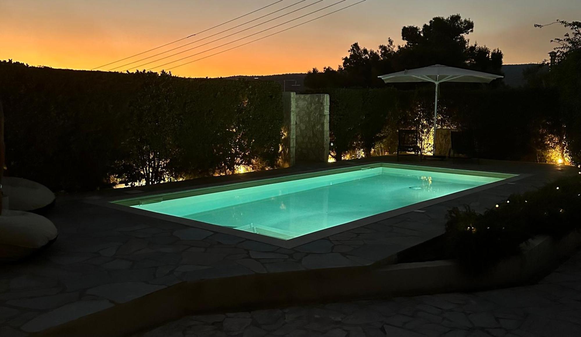 Villa Agia Marina 5M Walk To The Beach With Private Pool Экстерьер фото