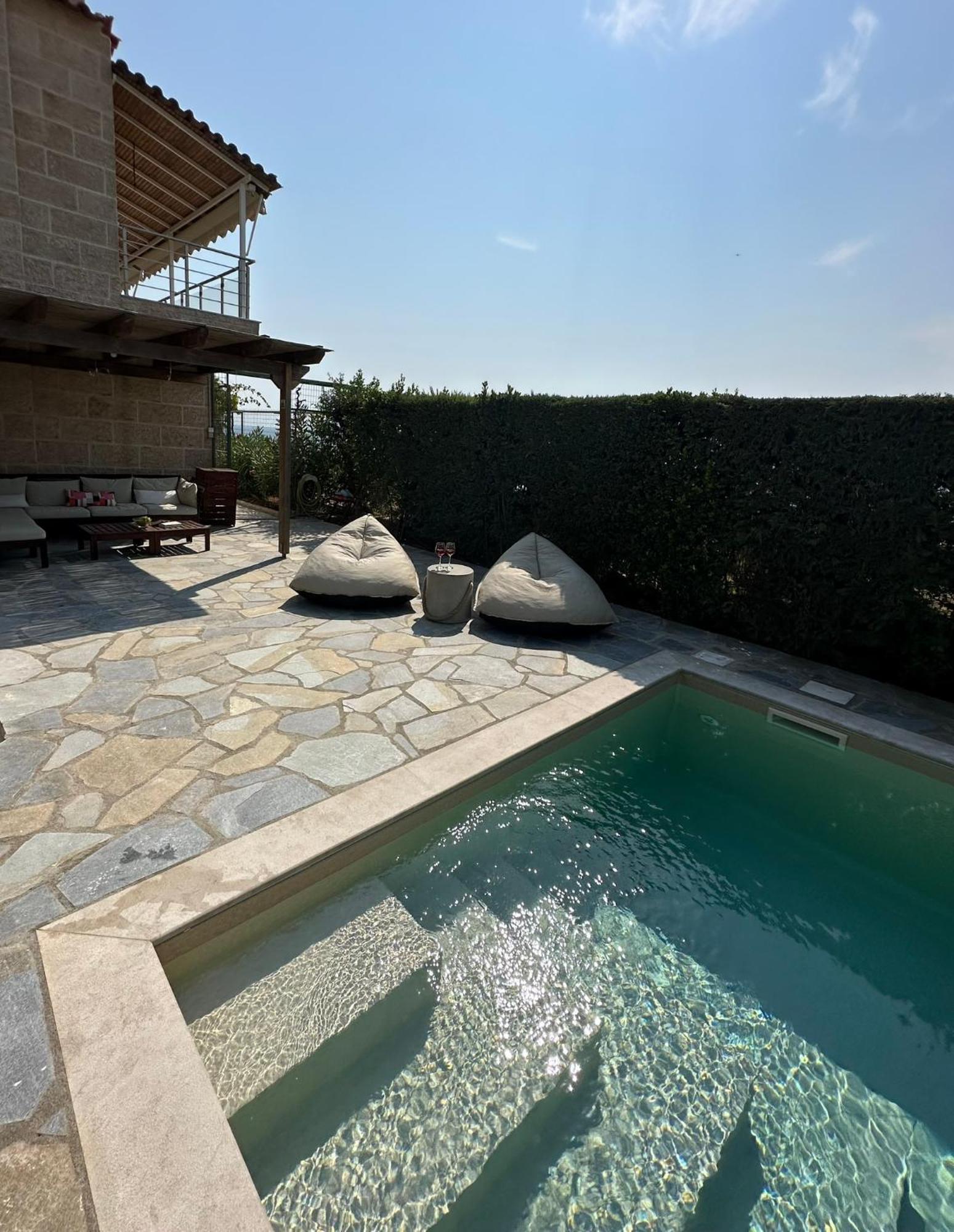 Villa Agia Marina 5M Walk To The Beach With Private Pool Экстерьер фото
