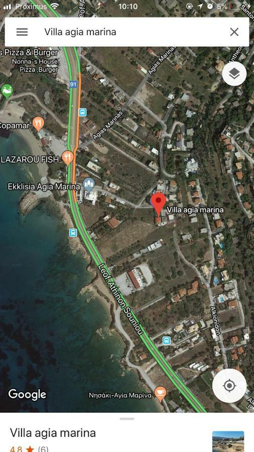 Villa Agia Marina 5M Walk To The Beach With Private Pool Экстерьер фото